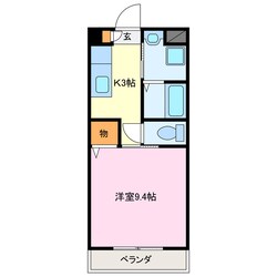 明野駅 徒歩9分 3階の物件間取画像